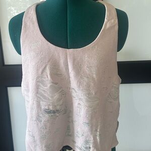 Alo pink tank size medium